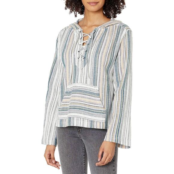 Roxy Women's Cabo Trip Long Sleeve Sweater Poncho, NWT, Medium - Picture 1 of 2